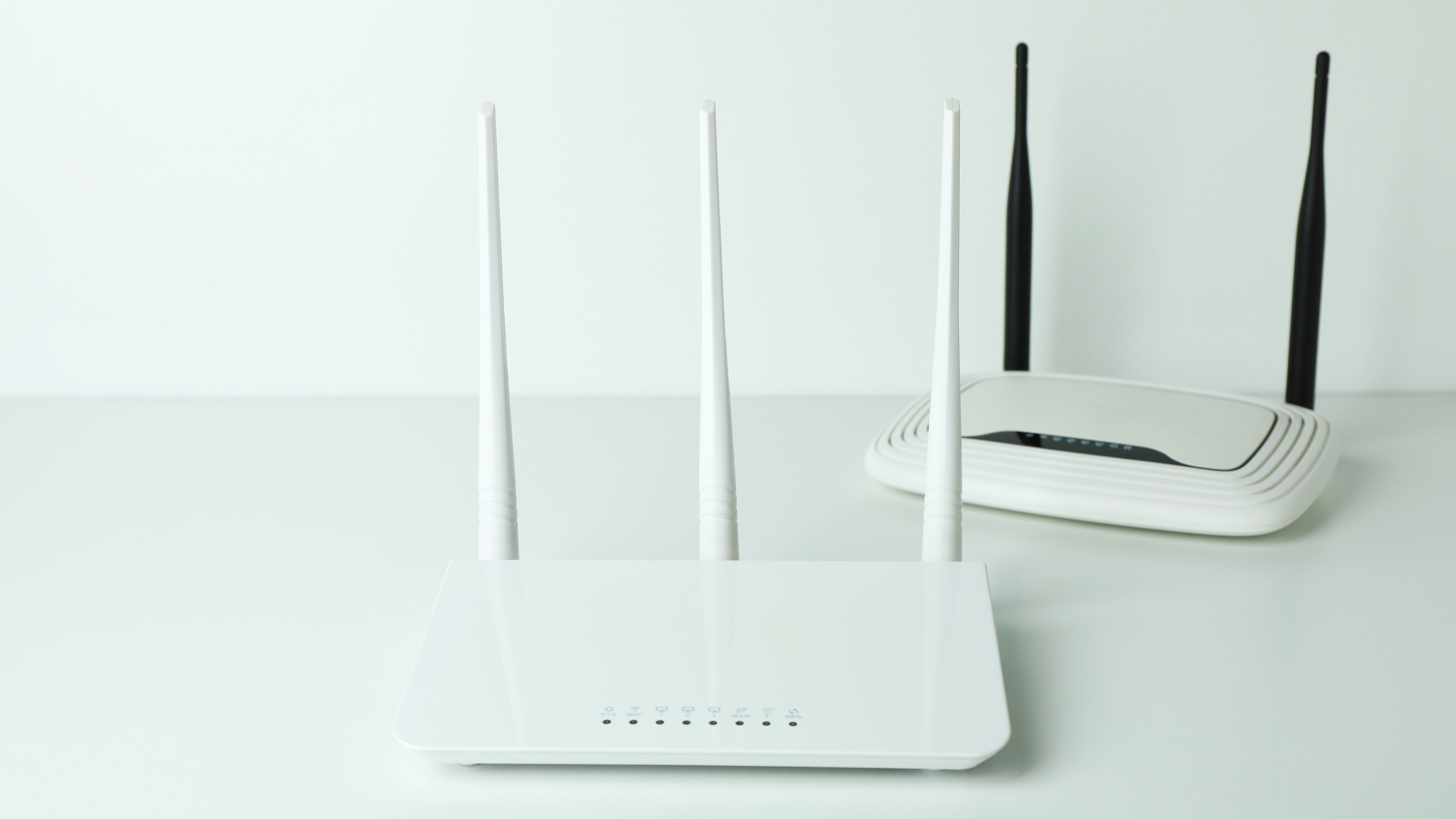 Wi-Fi router on a desk